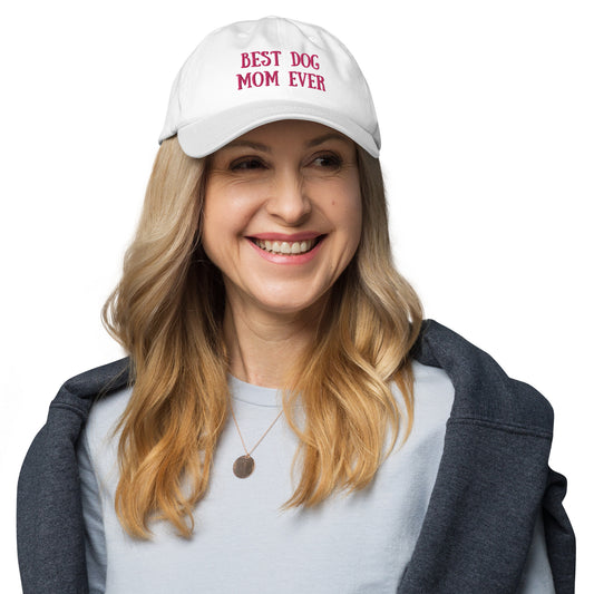 Best Dog Mom Ever hat - Ghostly Tails