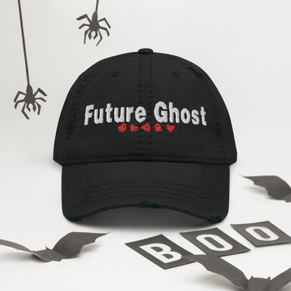 Future Ghost Distressed Dad Hat