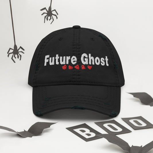 Future Ghost Distressed Dad Hat