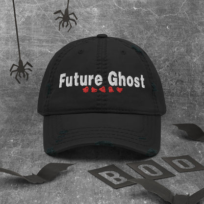 Future Ghost Distressed Dad Hat