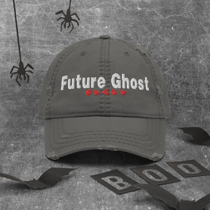 Future Ghost Distressed Dad Hat