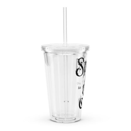 Spooky Club Clear plastic tumbler