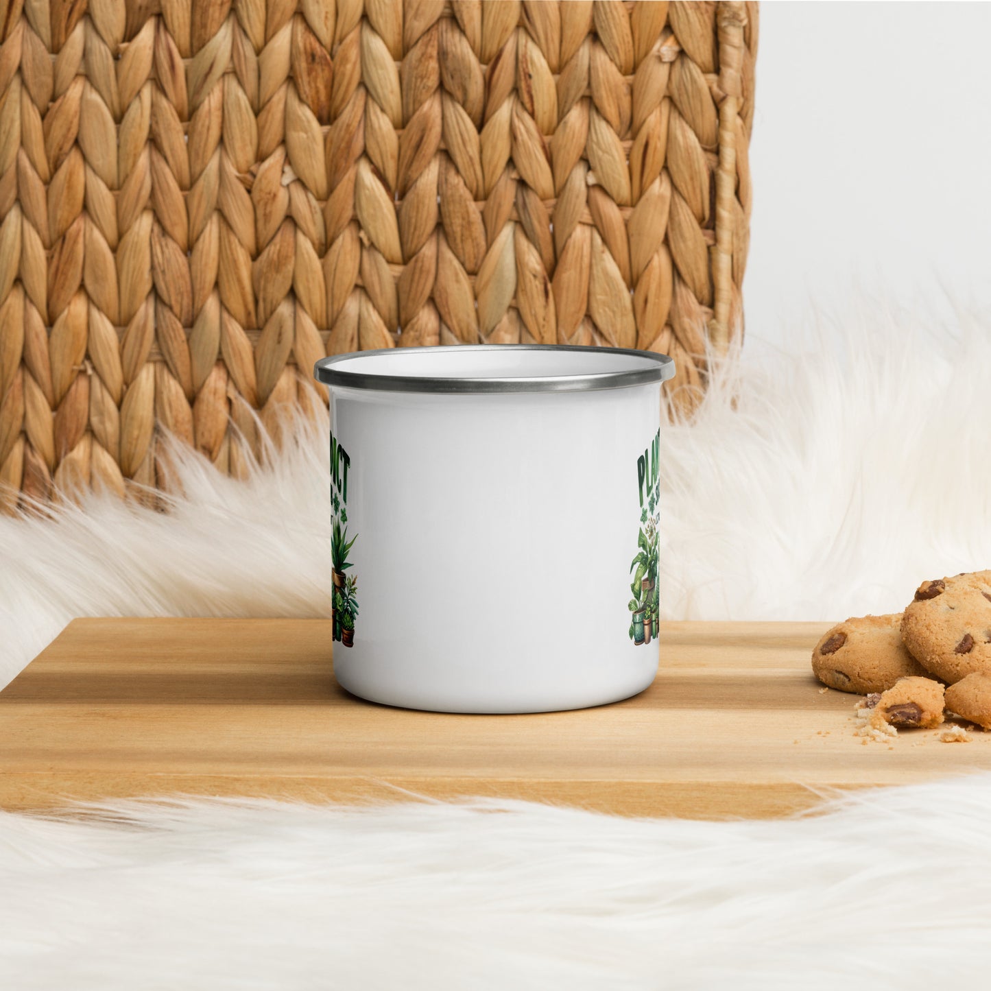 Plant Addict Enamel Mug