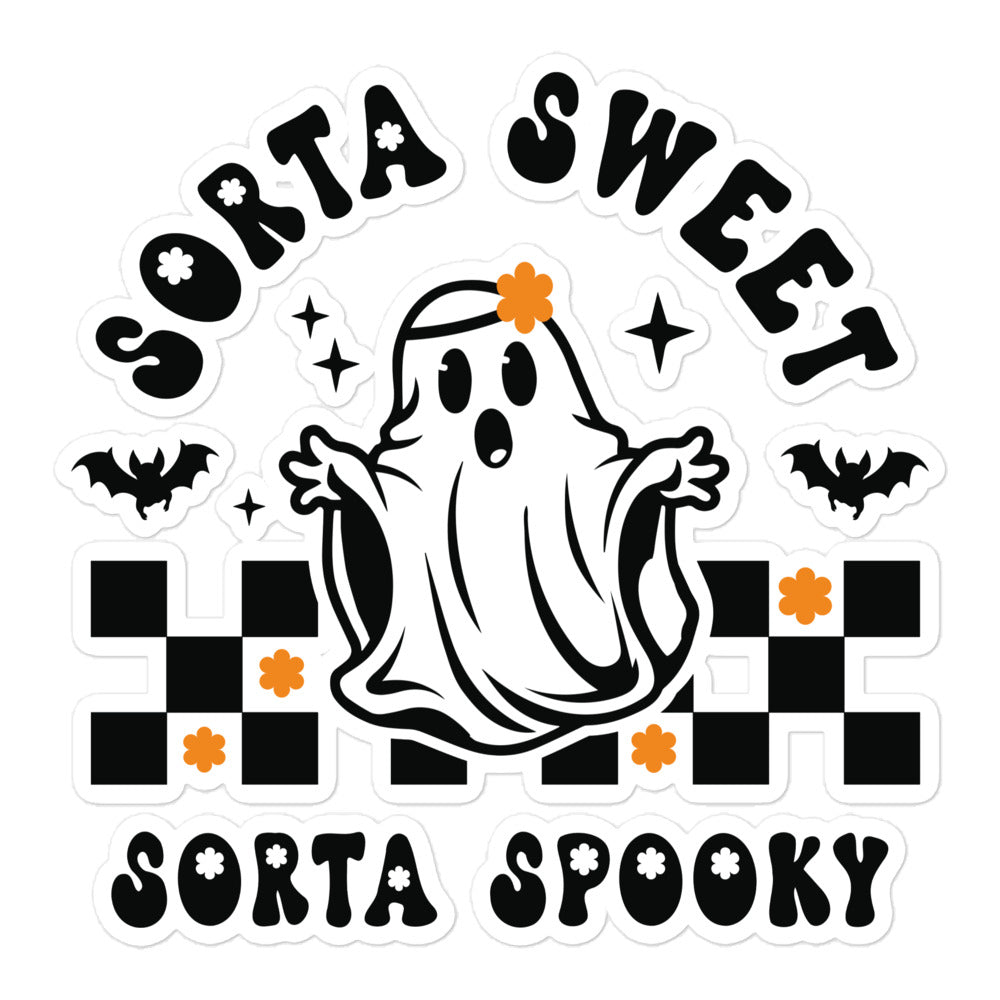 Bubble-free stickers - Spooky Ghost - wallflowerdogmom