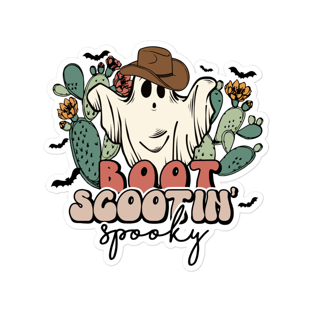 Boot Scootin Spooky stickers - wallflowerdogmom