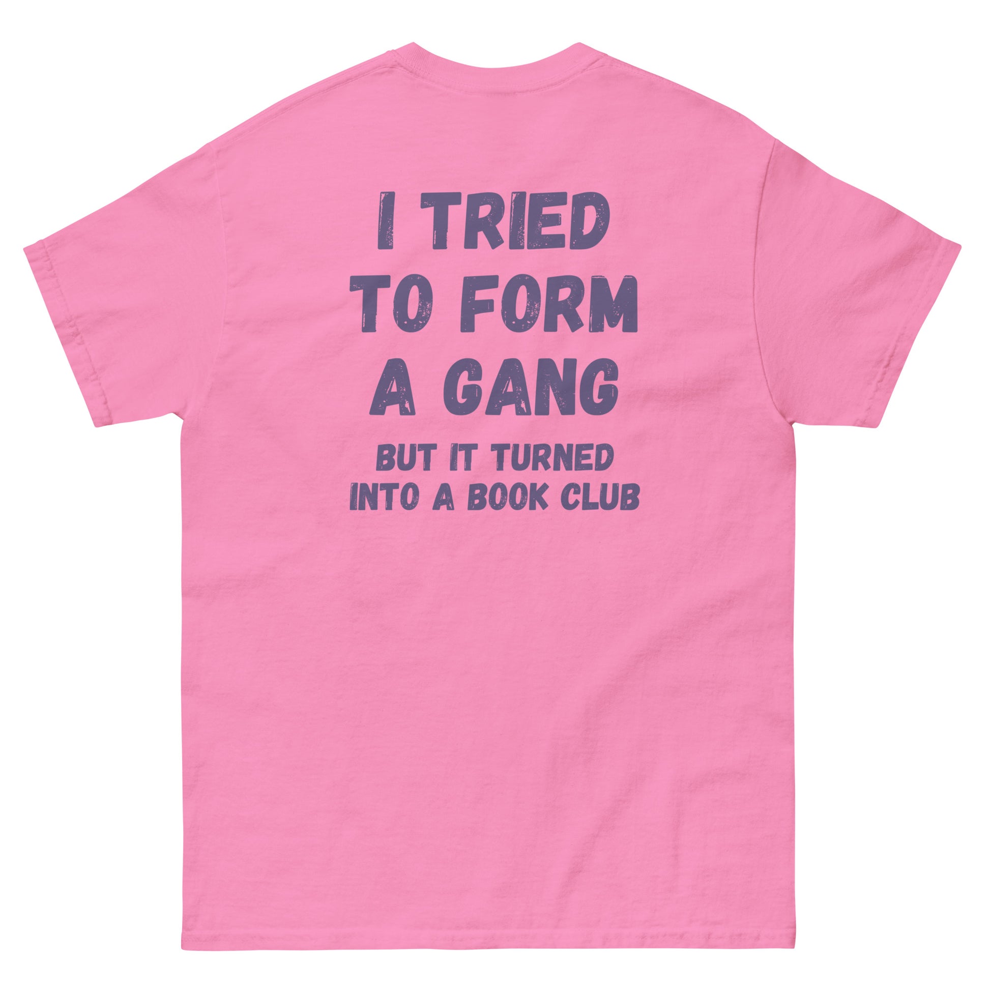 Form a Gang Book Club Gildan Front and Back classic tee - Ghostly Tails