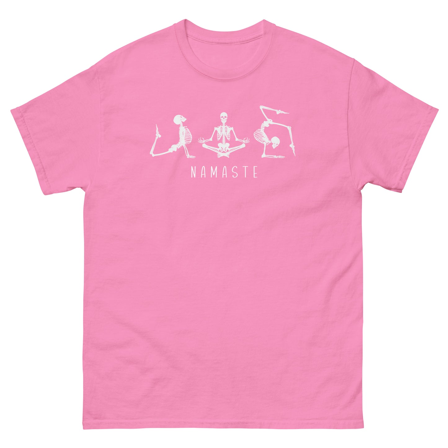 Namaste Skeletons classic tee - Ghostly Tails