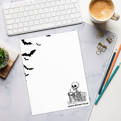 Bats and Skeletons Notepad