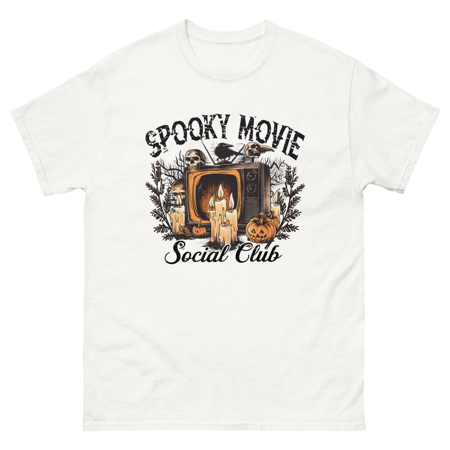 Spooky Movie Club Unisex Gildan tee