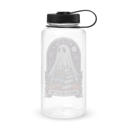 Haunted By My TBR Wide mouth plastic water bottle