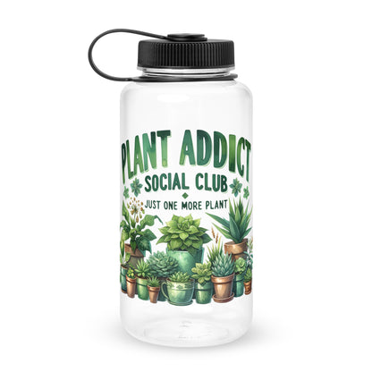 Plant Addict Wide mouth plastic water bottle