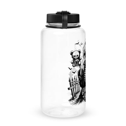 Graveyard Babe Wide mouth plastic water bottle