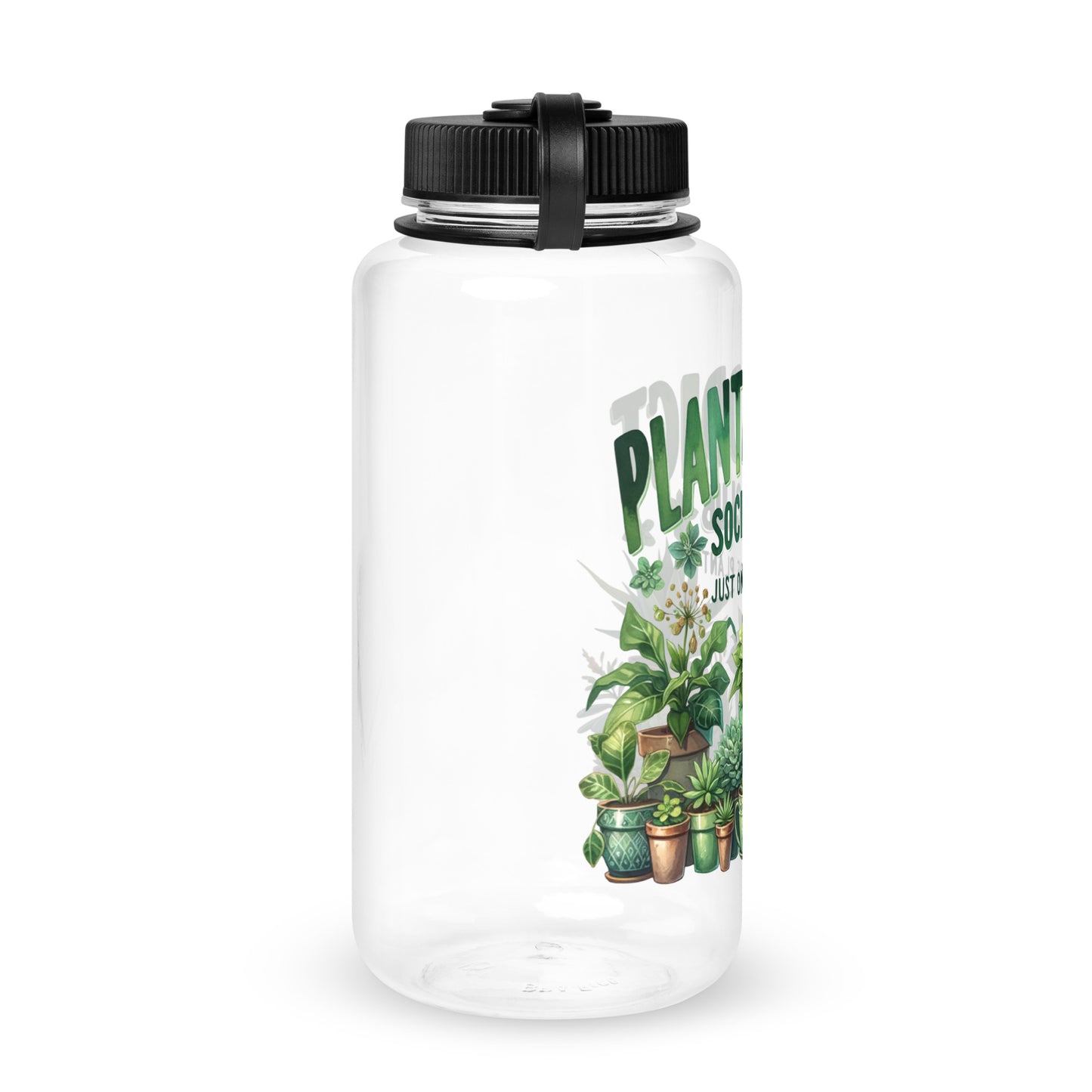 Plant Addict Wide mouth plastic water bottle