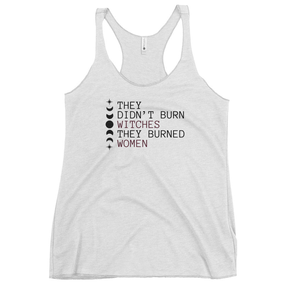 Witches and Women Women's Racerback Tank - Ghostly Tails