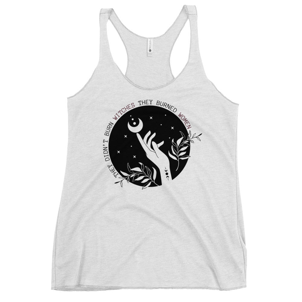 Witches and Women Round Women's Racerback Tank - Ghostly Tails