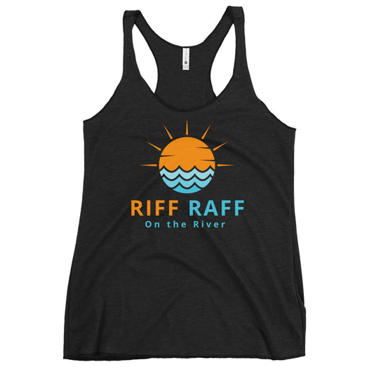 Riff Raff on the River Women's Racerback Tank - Ghostly Tails