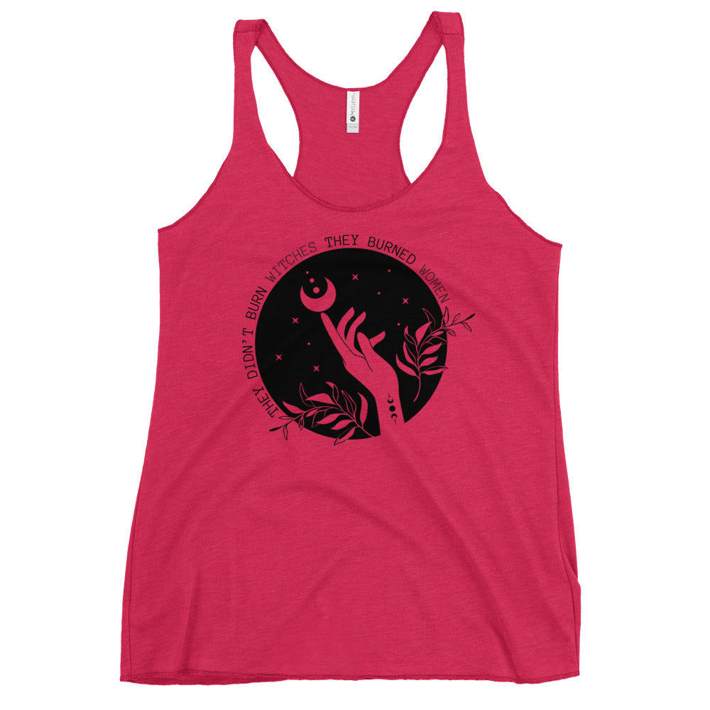 Witches and Women Round Women's Racerback Tank - Ghostly Tails