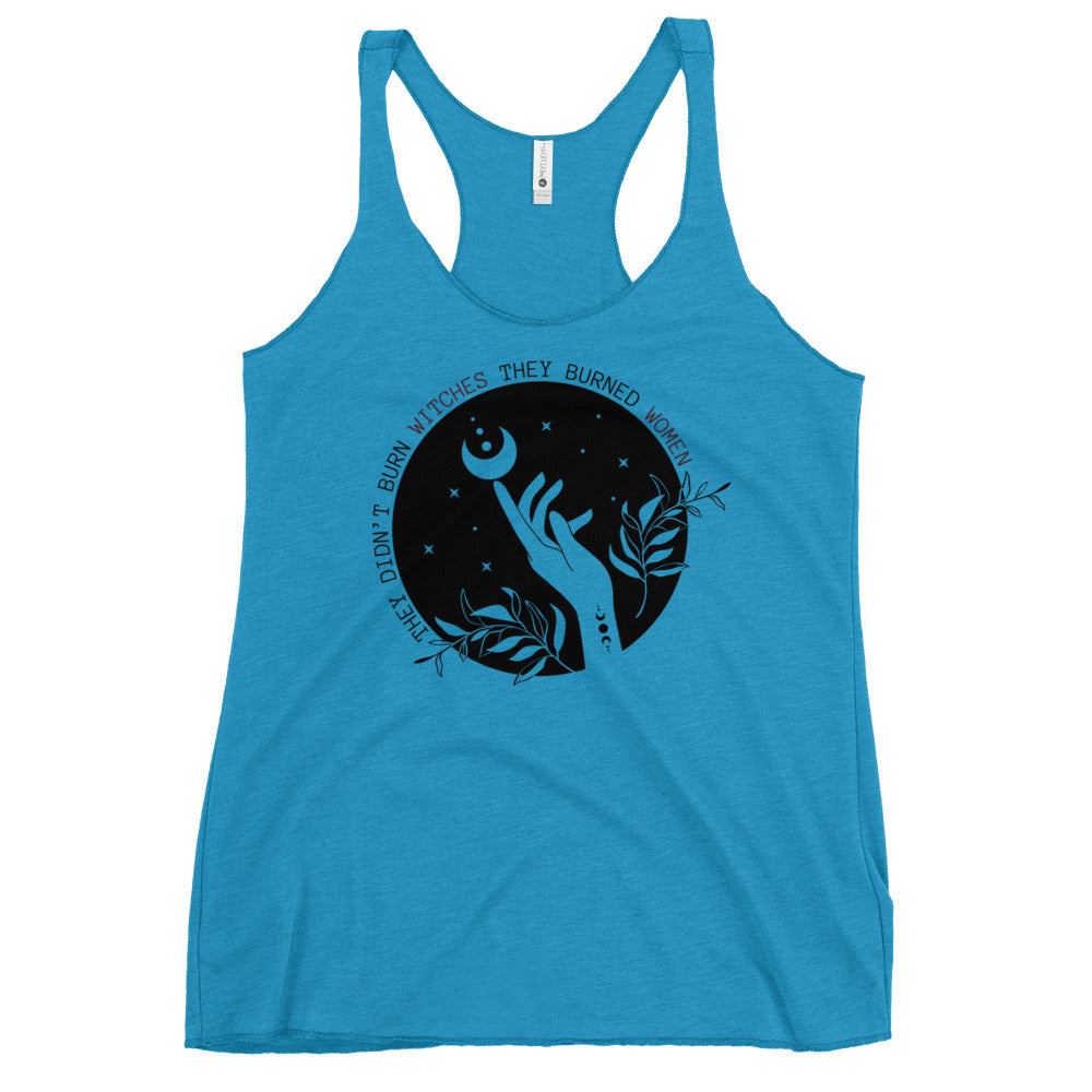 Witches and Women Round Women's Racerback Tank - Ghostly Tails